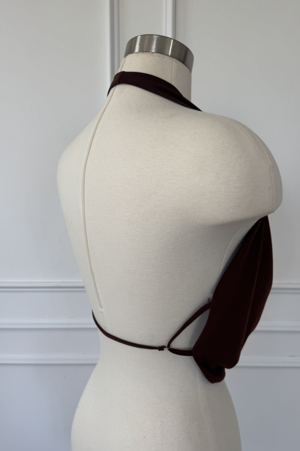 Montserrat chocolat halter top