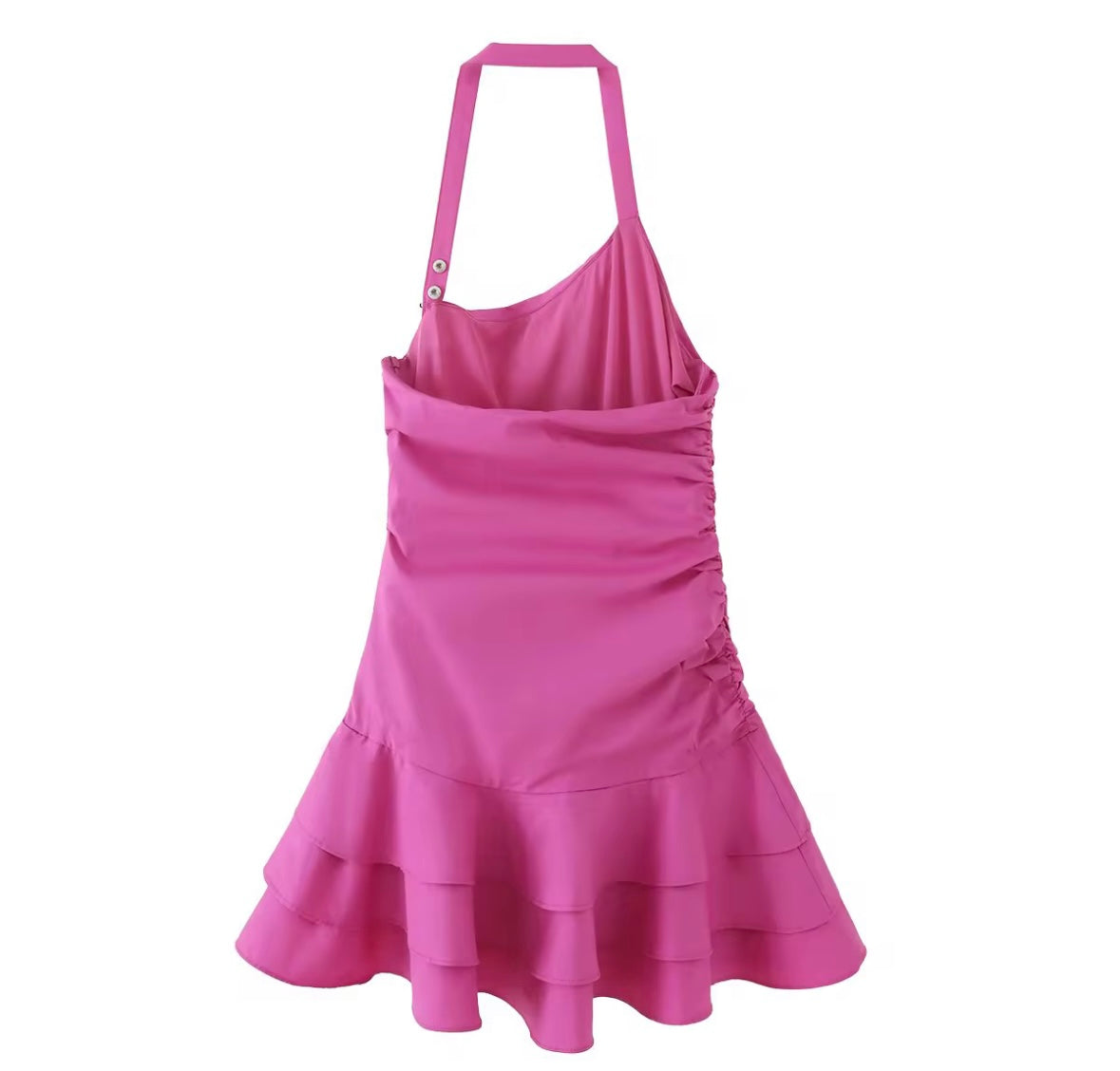 Amalia ruched mini dress