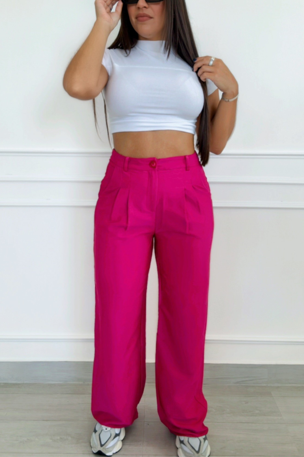 Everyday hot pink trousers