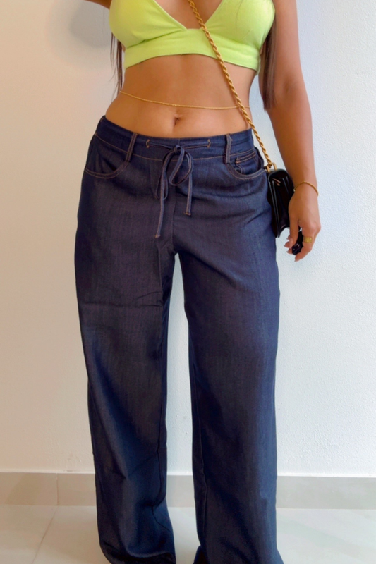 Nadya wide leg denim pants