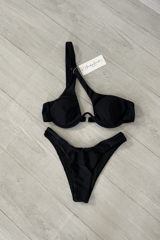 Showstopper asymmetrical bikini swimsuit