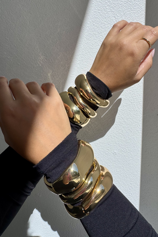 Marilyn gold bracelet set